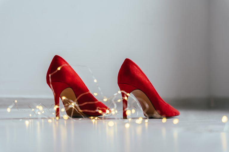 Red High Heels With Fairylights 768x512